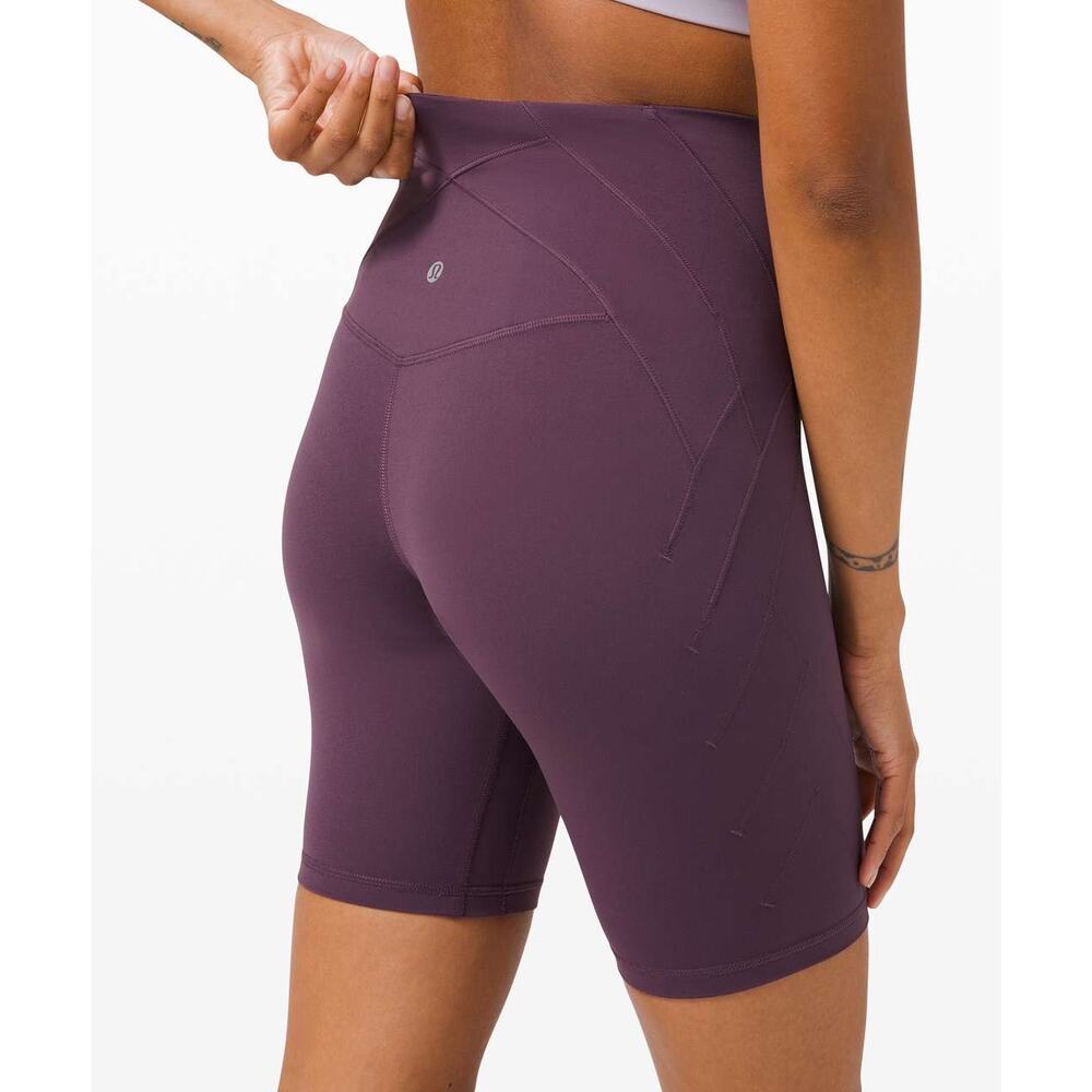 Lululemon Nulu Fold High-Rise Yoga Short 8"
Grape Thistle Size 4 - Picture 2 of 8